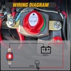 image:imageNilight Top Post Battery Disconnect Switch 12V48V 275A Kill Switch Negative ON Off Battery Cut Shut Off for Boat Car Vehicles RV Marine275A Side Post ONOff Switch