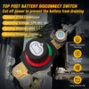 image:imageNilight Top Post Battery Disconnect Switch 12V48V 275A Kill Switch Negative ON Off Battery Cut Shut Off for Boat Car Vehicles RV Marine275A Top Post ONOff Switch Negative Terminal