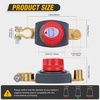 image:imageNilight Top Post Battery Disconnect Switch 12V48V 275A Kill Switch Negative ON Off Battery Cut Shut Off for Boat Car Vehicles RV Marine275A Top Post ONOff Switch
