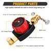 image:imageNilight Top Post Battery Disconnect Switch 12V48V 275A Kill Switch Negative ON Off Battery Cut Shut Off for Boat Car Vehicles RV Marine275A Top Post ONOff Switch wVoltmeter Display