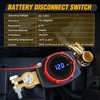 image:imageNilight Top Post Battery Disconnect Switch 12V48V 275A Kill Switch Negative ON Off Battery Cut Shut Off for Boat Car Vehicles RV Marine275A Top Post ONOff Switch wVoltmeter Display