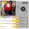 image:imageNilight Top Post Battery Disconnect Switch 12V48V 275A Kill Switch Negative ON Off Battery Cut Shut Off for Boat Car Vehicles RV Marine275A Top Post ONOff Switch Positive Terminal