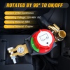 image:imageNilight Top Post Battery Disconnect Switch 12V48V 275A Kill Switch Negative ON Off Battery Cut Shut Off for Boat Car Vehicles RV Marine275A Top Post ONOff Switch Round