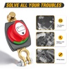 image:imageNilight Top Post Battery Disconnect Switch 12V48V 275A Kill Switch Negative ON Off Battery Cut Shut Off for Boat Car Vehicles RV Marine275A Top Post ONOff Switch