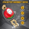 image:imageNilight Top Post Battery Disconnect Switch 12V48V 275A Kill Switch Negative ON Off Battery Cut Shut Off for Boat Car Vehicles RV Marine275A Top Post ONOff Switch