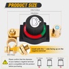 image:imageNilight Top Post Battery Disconnect Switch 12V48V 275A Kill Switch Negative ON Off Battery Cut Shut Off for Boat Car Vehicles RV Marine275A Top Post ONOff Switch Negative Terminal