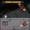 image:imageNilight Top Post Battery Disconnect Switch 12V48V 275A Kill Switch Negative ON Off Battery Cut Shut Off for Boat Car Vehicles RV Marine275A Top Post ONOff Switch wVoltmeter Display