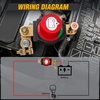 image:imageNilight Top Post Battery Disconnect Switch 12V48V 275A Kill Switch Negative ON Off Battery Cut Shut Off for Boat Car Vehicles RV Marine275A Top Post ONOff Switch Positive Terminal