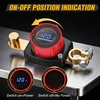 image:imageNilight Top Post Battery Disconnect Switch 12V48V 275A Kill Switch Negative ON Off Battery Cut Shut Off for Boat Car Vehicles RV Marine275A Top Post ONOff Switch wVoltmeter Display