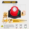 image:imageNilight Top Post Battery Disconnect Switch 12V48V 275A Kill Switch Negative ON Off Battery Cut Shut Off for Boat Car Vehicles RV Marine275A Top Post ONOff Switch Positive Terminal