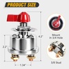 image:imageNilight Top Post Battery Disconnect Switch 12V48V 275A Kill Switch Negative ON Off Battery Cut Shut Off for Boat Car Vehicles RV Marine300A ONOff Switch Heavy Duty