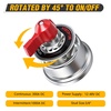 image:imageNilight Top Post Battery Disconnect Switch 12V48V 275A Kill Switch Negative ON Off Battery Cut Shut Off for Boat Car Vehicles RV Marine300A ONOff Switch Heavy Duty