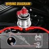 image:imageNilight Top Post Battery Disconnect Switch 12V48V 275A Kill Switch Negative ON Off Battery Cut Shut Off for Boat Car Vehicles RV Marine300A ONOff Switch Heavy Duty
