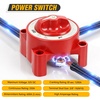 image:imageNilight Top Post Battery Disconnect Switch 12V48V 275A Kill Switch Negative ON Off Battery Cut Shut Off for Boat Car Vehicles RV Marine350A 32V 12OFF Battery Switch