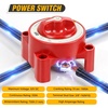 image:imageNilight Top Post Battery Disconnect Switch 12V48V 275A Kill Switch Negative ON Off Battery Cut Shut Off for Boat Car Vehicles RV Marine350A 32V ONOFFCombine Battery Switch