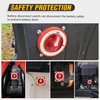 image:imageNilight Top Post Battery Disconnect Switch 12V48V 275A Kill Switch Negative ON Off Battery Cut Shut Off for Boat Car Vehicles RV Marine350A 48V ONOFF Battery Switch