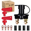 image:imageNilight Top Post Battery Disconnect Switch 12V48V 275A Kill Switch Negative ON Off Battery Cut Shut Off for Boat Car Vehicles RV Marine100A ONOFF Switch with Waterproof Key and Cover