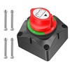 image:imageNilight Top Post Battery Disconnect Switch 12V48V 275A Kill Switch Negative ON Off Battery Cut Shut Off for Boat Car Vehicles RV Marine1Pcs 12BothOff Switch 200A