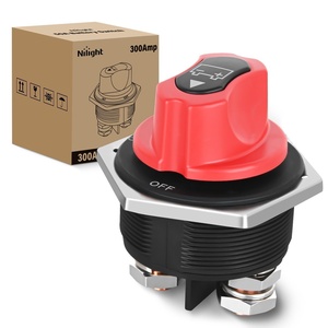 image:imageNilight Top Post Battery Disconnect Switch 12V48V 275A Kill Switch Negative ON Off Battery Cut Shut Off for Boat Car Vehicles RV Marine1Pcs OnOff Switch 300A