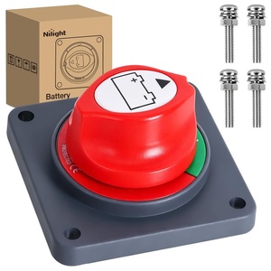 image:imageNilight Top Post Battery Disconnect Switch 12V48V 275A Kill Switch Negative ON Off Battery Cut Shut Off for Boat Car Vehicles RV Marine275A Panel Mounted Switch