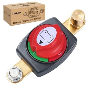 image:imageNilight Top Post Battery Disconnect Switch 12V48V 275A Kill Switch Negative ON Off Battery Cut Shut Off for Boat Car Vehicles RV Marine275A Side Post ONOff Switch with Adapter