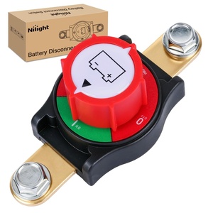 image:imageNilight Top Post Battery Disconnect Switch 12V48V 275A Kill Switch Negative ON Off Battery Cut Shut Off for Boat Car Vehicles RV Marine275A Side Post ONOff Switch Round