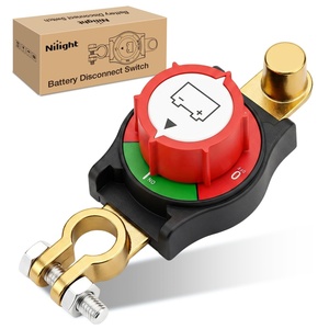 image:imageNilight Top Post Battery Disconnect Switch 12V48V 275A Kill Switch Negative ON Off Battery Cut Shut Off for Boat Car Vehicles RV Marine275A Top Post ONOff Switch Round