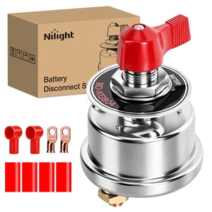 image:imageNilight Top Post Battery Disconnect Switch 12V48V 275A Kill Switch Negative ON Off Battery Cut Shut Off for Boat Car Vehicles RV Marine300A ONOff Switch Heavy Duty