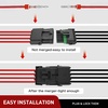 image:imageNilight 180PCS 10 Kits 4 Pin Waterproof Automotive Electrical Connector Kit Quick Connect and Disconnect Male Female Pin 2016AWG Terminal Wire Connectors for Car Truck Motorcycle Marine Boat12346Pin Spark Plug Connector 298PCS
