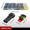 image:imageNilight 180PCS 10 Kits 4 Pin Waterproof Automotive Electrical Connector Kit Quick Connect and Disconnect Male Female Pin 2016AWG Terminal Wire Connectors for Car Truck Motorcycle Marine Boat2Pin Connector 200Pcs