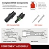 image:imageNilight 180PCS 10 Kits 4 Pin Waterproof Automotive Electrical Connector Kit Quick Connect and Disconnect Male Female Pin 2016AWG Terminal Wire Connectors for Car Truck Motorcycle Marine Boat1Pin Spark Plug Connector 60PCS