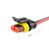 image:imageNilight 180PCS 10 Kits 4 Pin Waterproof Automotive Electrical Connector Kit Quick Connect and Disconnect Male Female Pin 2016AWG Terminal Wire Connectors for Car Truck Motorcycle Marine Boat2Pin Wire Harness 10Sets