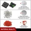 image:imageNilight 180PCS 10 Kits 4 Pin Waterproof Automotive Electrical Connector Kit Quick Connect and Disconnect Male Female Pin 2016AWG Terminal Wire Connectors for Car Truck Motorcycle Marine Boat6Pin Spark Plug Connector 78PCS