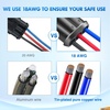 image:imageNilight 180PCS 10 Kits 4 Pin Waterproof Automotive Electrical Connector Kit Quick Connect and Disconnect Male Female Pin 2016AWG Terminal Wire Connectors for Car Truck Motorcycle Marine Boat3Pin Wire Harness 10Sets