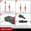 image:imageNilight 180PCS 10 Kits 4 Pin Waterproof Automotive Electrical Connector Kit Quick Connect and Disconnect Male Female Pin 2016AWG Terminal Wire Connectors for Car Truck Motorcycle Marine Boat1Pin Spark Plug Connector 60PCS
