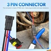 image:imageNilight 180PCS 10 Kits 4 Pin Waterproof Automotive Electrical Connector Kit Quick Connect and Disconnect Male Female Pin 2016AWG Terminal Wire Connectors for Car Truck Motorcycle Marine Boat3Pin Wire Harness 10Sets