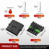 image:imageNilight 180PCS 10 Kits 4 Pin Waterproof Automotive Electrical Connector Kit Quick Connect and Disconnect Male Female Pin 2016AWG Terminal Wire Connectors for Car Truck Motorcycle Marine Boat6Pin Spark Plug Connector 78PCS