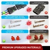 image:imageNilight 180PCS 10 Kits 4 Pin Waterproof Automotive Electrical Connector Kit Quick Connect and Disconnect Male Female Pin 2016AWG Terminal Wire Connectors for Car Truck Motorcycle Marine Boat3Pin Spark Plug Connector 140PCS