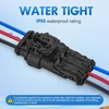 image:imageNilight 180PCS 10 Kits 4 Pin Waterproof Automotive Electrical Connector Kit Quick Connect and Disconnect Male Female Pin 2016AWG Terminal Wire Connectors for Car Truck Motorcycle Marine Boat3Pin Wire Harness 10Sets