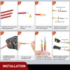 image:imageNilight 180PCS 10 Kits 4 Pin Waterproof Automotive Electrical Connector Kit Quick Connect and Disconnect Male Female Pin 2016AWG Terminal Wire Connectors for Car Truck Motorcycle Marine Boat3Pin Connector 200Pcs