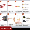 image:imageNilight 180PCS 10 Kits 4 Pin Waterproof Automotive Electrical Connector Kit Quick Connect and Disconnect Male Female Pin 2016AWG Terminal Wire Connectors for Car Truck Motorcycle Marine Boat4Pin Connector 200Pcs