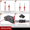 image:imageNilight 180PCS 10 Kits 4 Pin Waterproof Automotive Electrical Connector Kit Quick Connect and Disconnect Male Female Pin 2016AWG Terminal Wire Connectors for Car Truck Motorcycle Marine Boat1234Pin Spark Plug Connector 284PCS