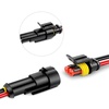 image:imageNilight 180PCS 10 Kits 4 Pin Waterproof Automotive Electrical Connector Kit Quick Connect and Disconnect Male Female Pin 2016AWG Terminal Wire Connectors for Car Truck Motorcycle Marine Boat2Pin Wire Harness 10Sets