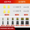 image:imageNilight 180PCS 10 Kits 4 Pin Waterproof Automotive Electrical Connector Kit Quick Connect and Disconnect Male Female Pin 2016AWG Terminal Wire Connectors for Car Truck Motorcycle Marine Boat16Pin Connector 622Pcs