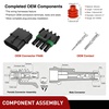 image:imageNilight 180PCS 10 Kits 4 Pin Waterproof Automotive Electrical Connector Kit Quick Connect and Disconnect Male Female Pin 2016AWG Terminal Wire Connectors for Car Truck Motorcycle Marine Boat4Pin Spark Plug Connector 180PCS