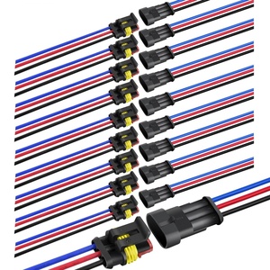image:imageNilight 180PCS 10 Kits 4 Pin Waterproof Automotive Electrical Connector Kit Quick Connect and Disconnect Male Female Pin 2016AWG Terminal Wire Connectors for Car Truck Motorcycle Marine Boat3Pin Wire Harness 10Sets