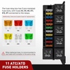 image:imageNilight 12V Fuse Relay Box 4 Relays 12 Slots ATCATO Blade Fuses Holder 4Pin Terminal 40A Relay 12Way 12AWG PreWired Block Kit Universal for Automotive Car Truck Camper BoatPreWired Box 6 Relay 11 Fuse