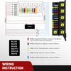image:imageNilight 12V Fuse Relay Box 4 Relays 12 Slots ATCATO Blade Fuses Holder 4Pin Terminal 40A Relay 12Way 12AWG PreWired Block Kit Universal for Automotive Car Truck Camper BoatPreWired Box 6 Relay 11 Fuse
