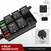 image:imageNilight 12V Fuse Relay Box 4 Relays 12 Slots ATCATO Blade Fuses Holder 4Pin Terminal 40A Relay 12Way 12AWG PreWired Block Kit Universal for Automotive Car Truck Camper BoatPreWired Box 6 Relay 6 Fuse