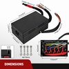 image:imageNilight 12V Fuse Relay Box 4 Relays 12 Slots ATCATO Blade Fuses Holder 4Pin Terminal 40A Relay 12Way 12AWG PreWired Block Kit Universal for Automotive Car Truck Camper BoatPreWired Box 10 Relay 10 Fuse